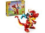 Konstruktionsspielsteine LEGO "Roter Drache (31145), LEGO Creator 3in1", bunt, Spielbausteine, Kinder, Kunststoff, Konstruktionsspielsteine, Made in Europe