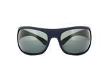 Polaroid Sport Wrap Unisex Matt Dunkelblau Grau Polarisierte Sonnenbrille