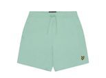 Lyle & Scott-logo met turquoise schaduw-zwemshorts