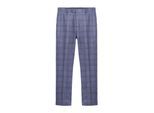 Lambretta Heren Bradley Geruite Pantalon (Leisteen)