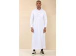 Heren witte Thobe Arabische Saudi Emirati islamitische kleding Jubba gewaad