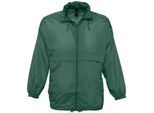 SOLS Unisex Surf Windbreaker Lichtgewicht Jasje (Bosgroen)