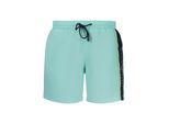 Noorwegen 1963 Azzurro Poliammide Zwem Boxer voor Mannen