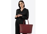 Wittchen Dames 15, 6" Laptoptas, Imitatieleer, Bordeauxrood, Eco-leer