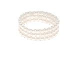 DIADEMA - Armband - Echte Süßwasserperlen - Weiß