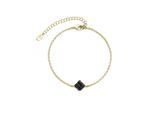 Calle-Armband - Gold und Schwarz