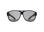 Montana Aviator Unisex Mat Zwart Rook Gepolariseerd FO6 Fit Over Bril Zonnebril