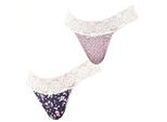 Set van 2 Coquettes Katoenen Strings JPT1 voor dames
