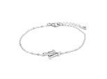 Luxenter Armband mit Silberfinish – Alphabet