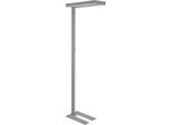 LED-Stehleuchte MAULjaval, dimmbar, weißaluminium RAL 9006