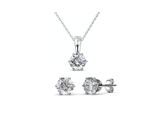 Geburtsstein-Set - Silber und Kristall