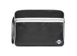 Lambretta Unisex Retro Tas voor Volwassenen (Zwart/Wit)