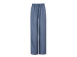 Blaue Denim Style Hose mit weitem Bein