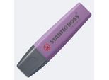 STABILO® BOSS ORIGINAL Textmarker NatureCOLORS Wildflower, Keilspitze, Strichstärke 2-5 mm, Schreibfarbe violett, Anti-Dry-Out Technologie, 1 Stück