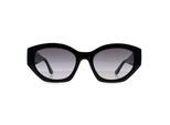Guess GF6164 01B glÃ¤nzende schwarz-graue Sonnenbrille mit Farbverlauf