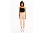 JUSTEVER Joggerbroek voor dames met hoge taille, elastische zakken en relaxte pasvorm, beige - Beat