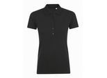 SOLS Damen/Damen Phoenix Kurzarm-Pique-Poloshirt (Schwarz)