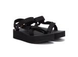 Teva Womens Flatform Universal Sandalen - (Schwarz)