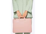 Wittchen Dames 15" Laptoptas in Imitatieleer Roze