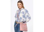 Wittchen Dames Crossbody Tas met Decoratieve Strikken, Roze, Eco-leer