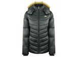 Ellesse Womens Zwarte Mantel met Capuchon