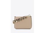Wittchen Dames mini leren handtas met dikke ketting, beige, natuurlijk leer