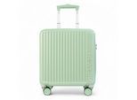 Harde koffer voor handbagage 44 x 22 x 38 cm Groen TSA Veilige bagagekoffer Geschikt voor Easyjet, Ryanair