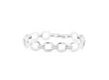 Luxenter Armband aus funkelnden Zirkonia mit Rhodium-Finish – Insio