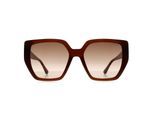 Guess GF6178 45B glanzende lichtbruine zonnebril met kleurverloop