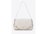 Wittchen Dames shopper met decoratieve banden, gebroken wit, eco-leer