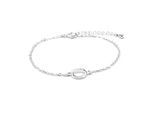 Luxenter Armband mit Silberfinish – Alphabet