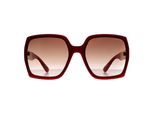 Guess Vlinder Dames Glimmend Rood Bruin Kleurverloop GO00031
