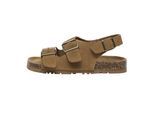 EVER AU Damen Leder Sandalen - Flame