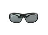 Polaroid Suncovers Wrap Unisex Schwarz Grau Polarisierte Sonnenbrille