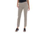 Lange Denim-Hose aus elastischem Stoff 10DB50255-G239 Frau