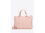 Wittchen Dames 14, 5" Laptoptas in Imitatieleer Roze