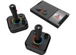 ATARI Retro Konsole "Atari Gamestation Pro", schwarz, B:18,11cm H:3,02cm T:10,64cm, Spielekonsolen, Retro Konsole