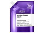 L'Oréal Professionnel Keratin Alpha Sleek Anti-Frizz Glanzshampoo Nachfüllpack 500 ml