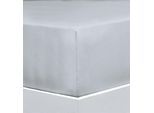 Bettlaken FLORELLA "EXCELLENT Jersey Elastan, 92% Baumwolle", silber (stein), B:200cm L:220cm, Jersey, Obermaterial: 92% Baumwolle CO. 8% Elasthan EL., Bettlaken, Bettlaken