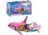 Konstruktions-Spielset PLAYMOBIL "Orca mit Meerjungfrau (72106), Fantasy & Magic", bunt, Spielbausteine, Kinder, Kunststoff, Konstruktions-Spielset