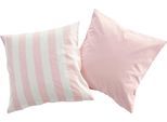 Kissenbezug OTTO HOME "Greta", rosa, B:40cm L:40cm, Renforcé, Obermaterial: 100% Baumwolle, Kissenbezüge, Kissenbezug, Kissenhülle mit Wendeoptik, OEKO-TEX und Made in Green zertifiziert