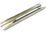 Verbinder LIEDECO, grau (chromfarben), L:12cm, Gardinenstangenhalterungen, Verbinder, Rohrverbinder für Rohre Ø 20 mm