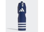 Trinkflasche ADIDAS PERFORMANCE "TIRO BOT 0.75L", blau (team navy blau 2, weiß), Kunststoff, Trinkflaschen Trinkflasche