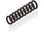 Gardinenring LIEDECO, braun (nussbaum), Ø:2,8cm, Materialmix, Gardinenbefestigungen, Gardinenring, für Gardinenstangen Ø 28 mm