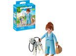 Konstruktions-Spielset PLAYMOBIL "Managerin mit Dalmatiner (71736), Playmobil My Life", bunt, Spielbausteine, Kinder, Kunststoff, Konstruktions-Spielset