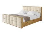 POLSTERBETT mit Bettkasten, Fußteil und Lattenrost, Boxbett ohne Matratze - ENZO7-Z 200x200