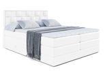 BOXSPRINGBETT ZAFIRA-BZ KING - 180 x 200 - H3/H4 - Weiß Hochglanz
