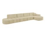 ECKSOFA Ottomane Rechts LIVO-L3 - 422x173x79,5 cm Beige