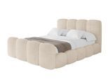 POLSTERBETT mit Bettkasten, Fußteil und Lattenrost, Boxbett ohne Matratze - KALA-Z 120x200 Beige