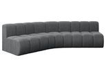 ECKSOFA modulares Sofa Montra-L1 - 290x174x70 cm Dunkelgrau